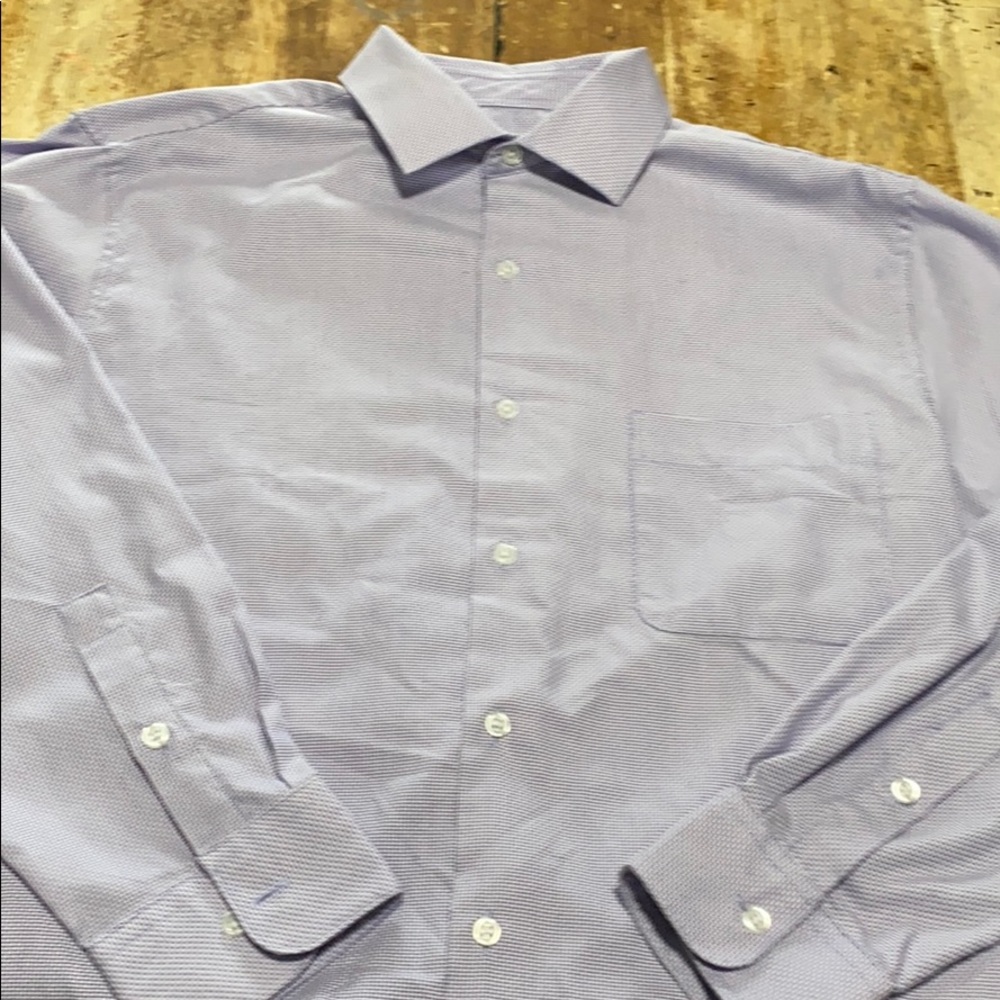 Sz M Purple Alfani Shirt